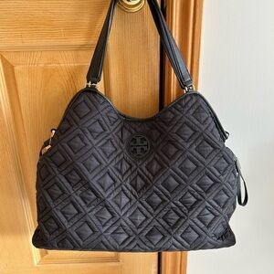 Tory Burch Black Quilted Shoulder Bag